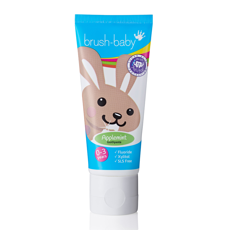 Brush-Baby Children's Applemint Toothpaste with Xylitol (0 to 3 years)